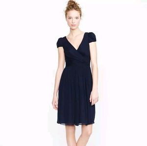 J. CREW Mirabelle Silk Chiffon Holiday Dress 6